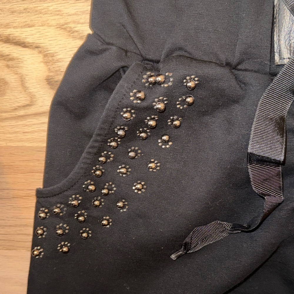 Black Studded T-Shirt and Pants Set - Picture 9 of 15